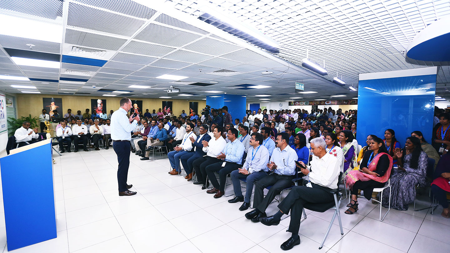 KBR Leadership Inspires Employees During Visit to India Operations KBR