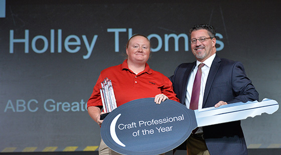KBR Employee Holley Thomas Wins National Construction Award