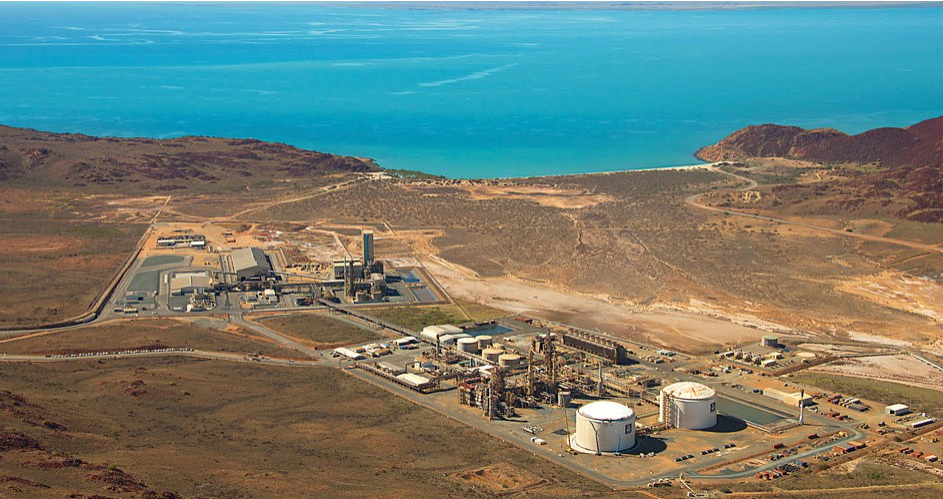 Yara’s ammonia plant on the Burrup Peninsula, Western Australia 