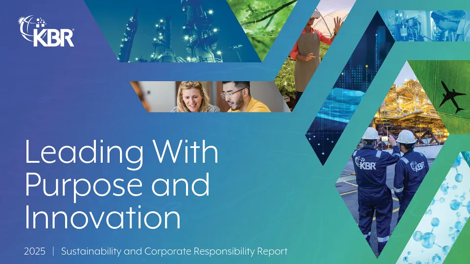 KBR Sustainability and Corporate Responsibility Report 2025 Cover