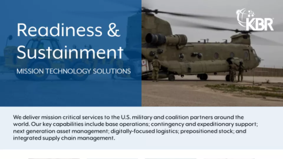 Readiness and Sustainment Solutions