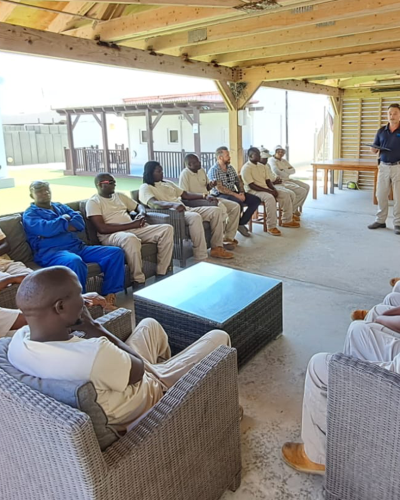 James Asher discusses health and well-being initiatives at job site